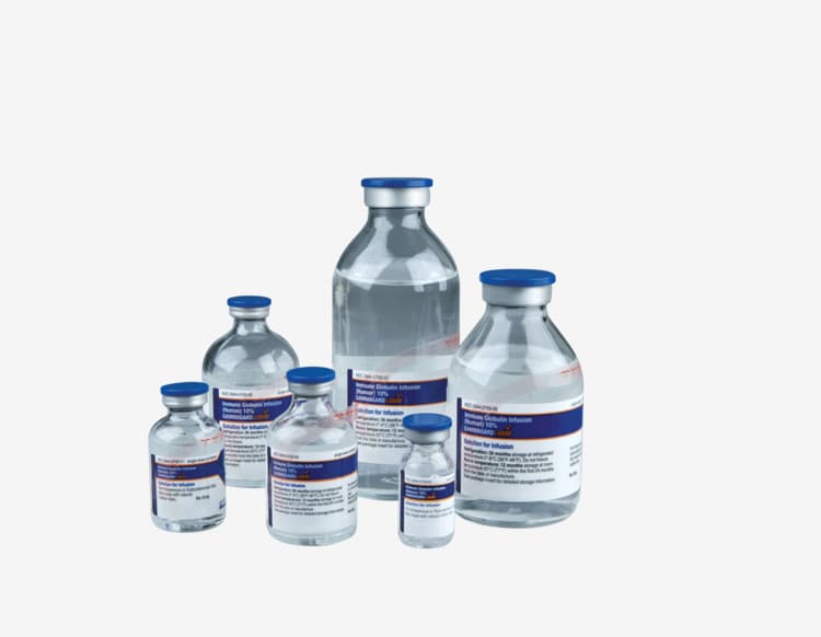 GAMMAGARD LIQUID vials. GAMMAGARD LIQUID vials.