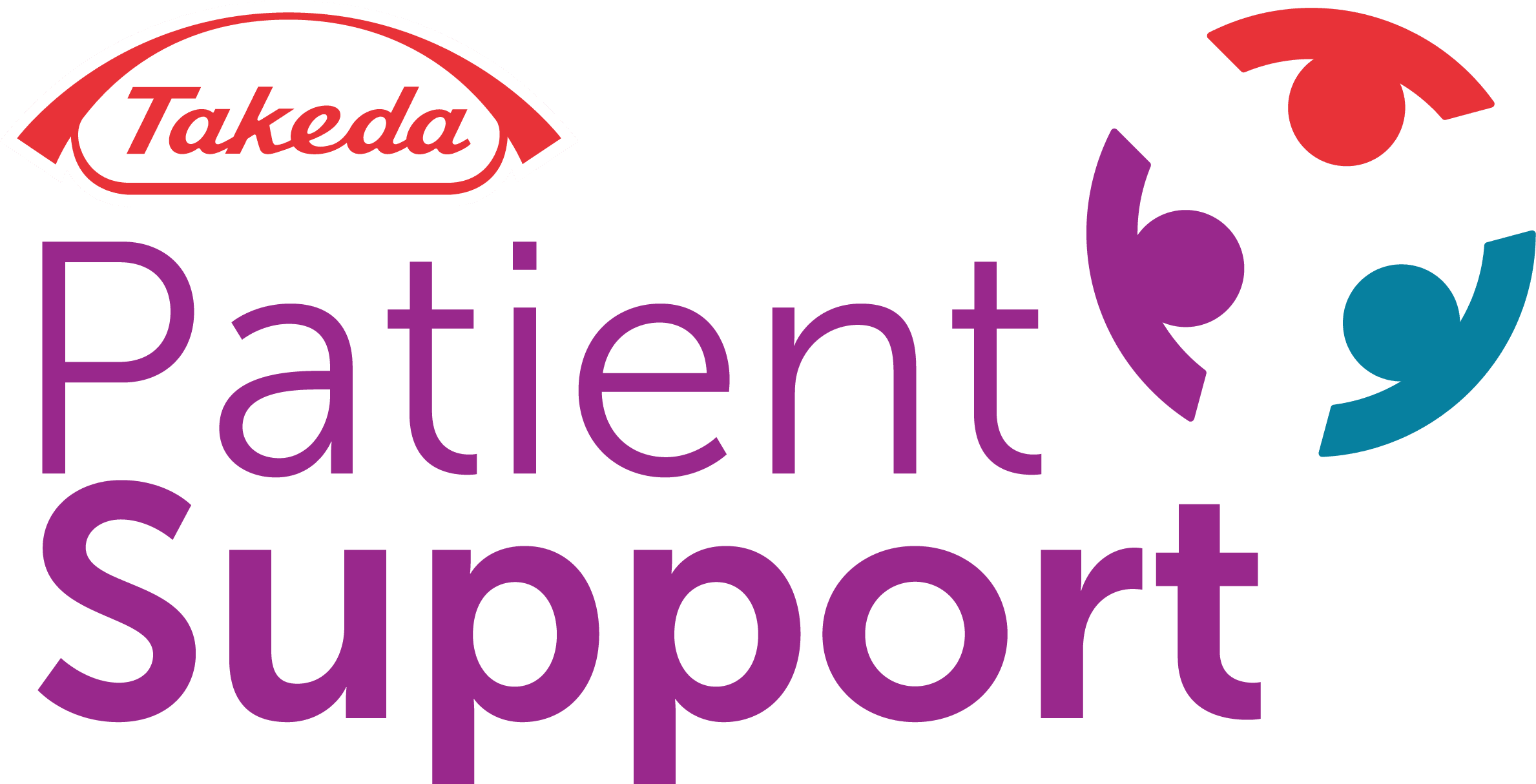 Takeda Patient Support logo. Takeda Patient Support logo.