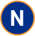 Letter N icon.