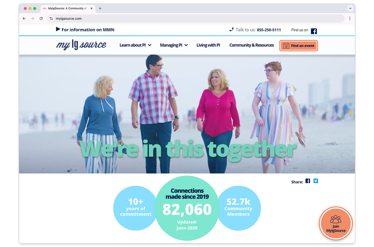 MyIgSource.com website thumbnail.