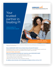 GAMMAGARD LIQUID brochure.